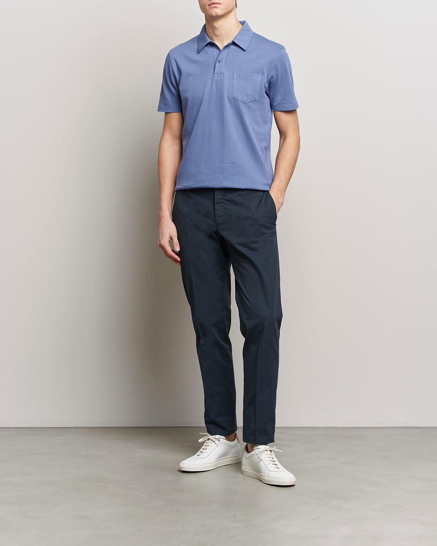 Herre | Polotrøjer | Sunspel | Riviera Polo Shirt Grape