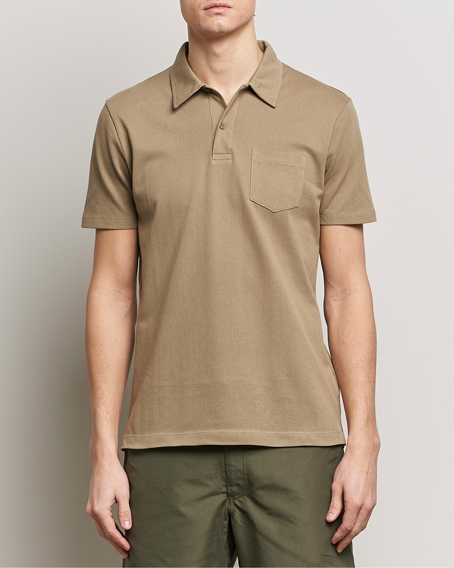 Herre | Tøj | Sunspel | Riviera Polo Shirt Dark Stone