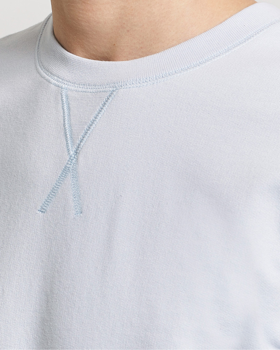 Herre | Trøjer | Sunspel | Loopback Sweatshirt Light Blue