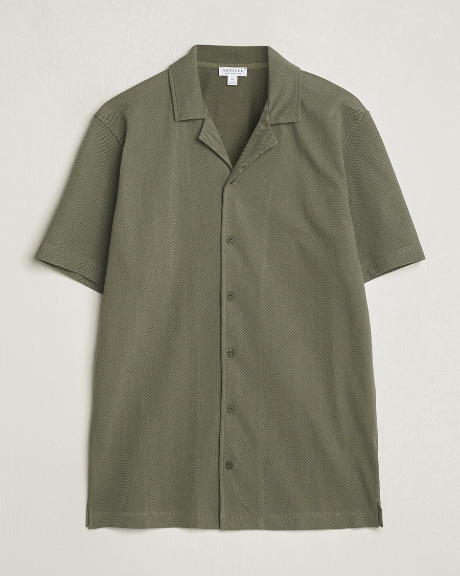 Herre | Skjorter | Sunspel | Riviera Resort Shirt Khaki