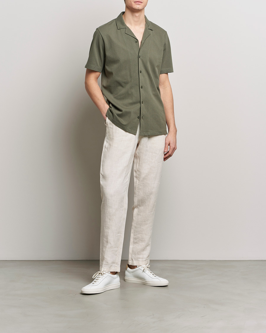 Herre | Skjorter | Sunspel | Riviera Resort Shirt Khaki