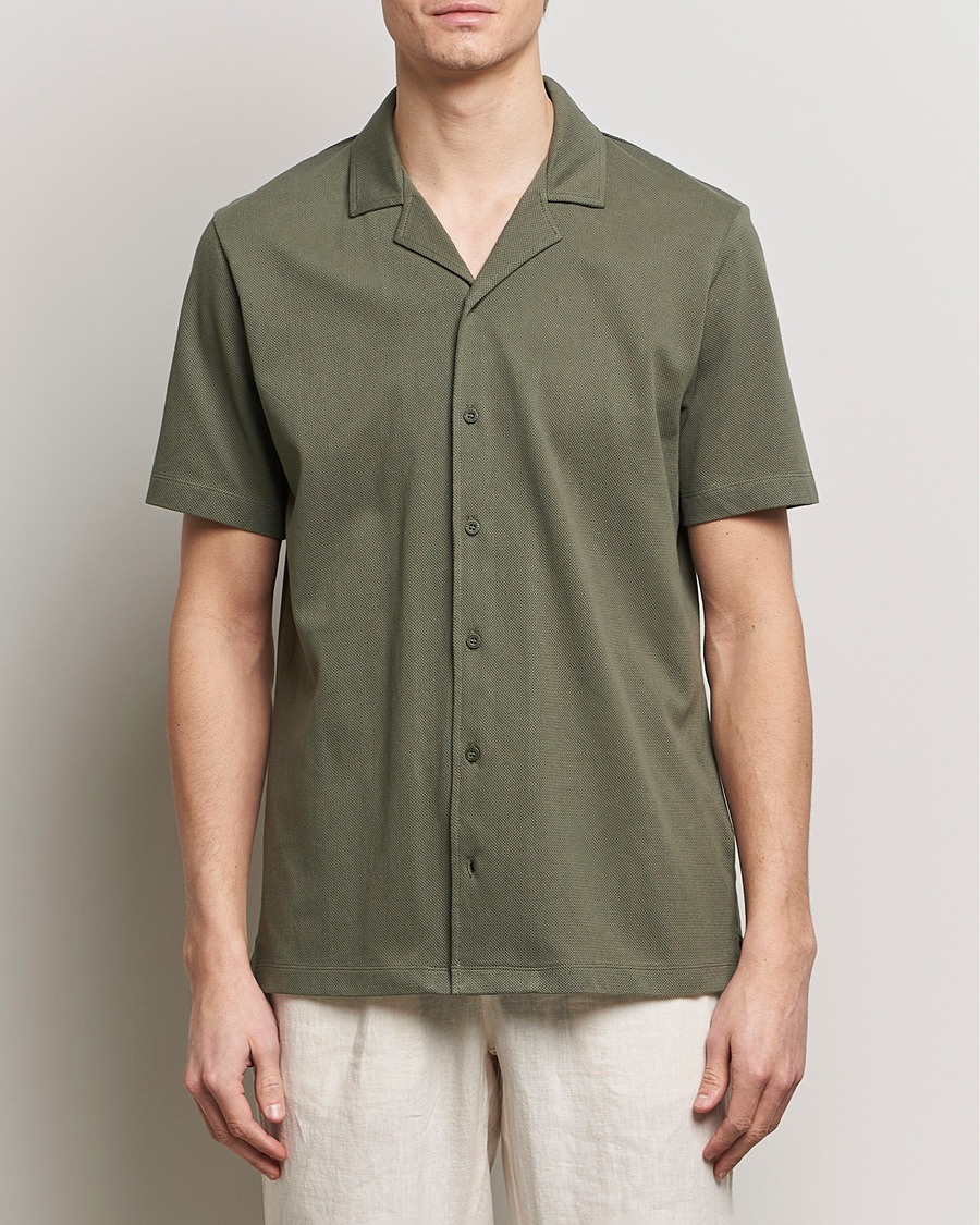 Herre | Loyalitetstilbud | Sunspel | Riviera Resort Shirt Khaki