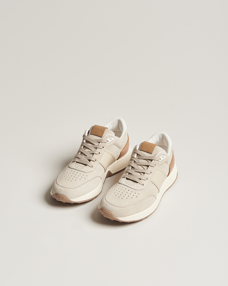 Herre | Tod's | Tod's | Luxury Running Sneaker Light Beige Suede