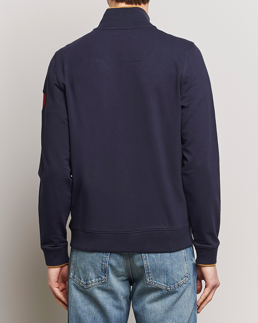 Herre | Trøjer | Aeronautica Militare | Full Zip Tricolori Sweater Navy