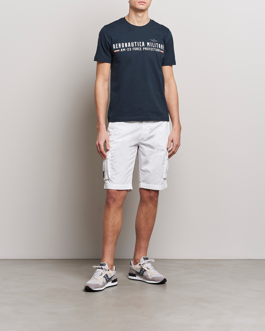 Herre | Shorts | Aeronautica Militare | BE066 Cargo Shorts Off White