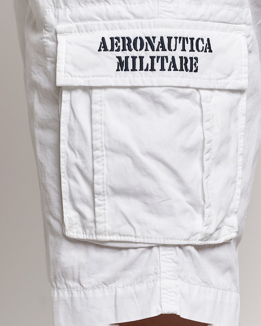 Herre | Shorts | Aeronautica Militare | BE066 Cargo Shorts Off White