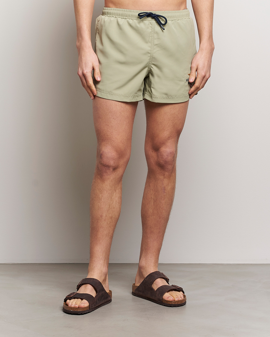 Herre | Aeronautica Militare | Aeronautica Militare | Costume Swim Shorts Sage Green