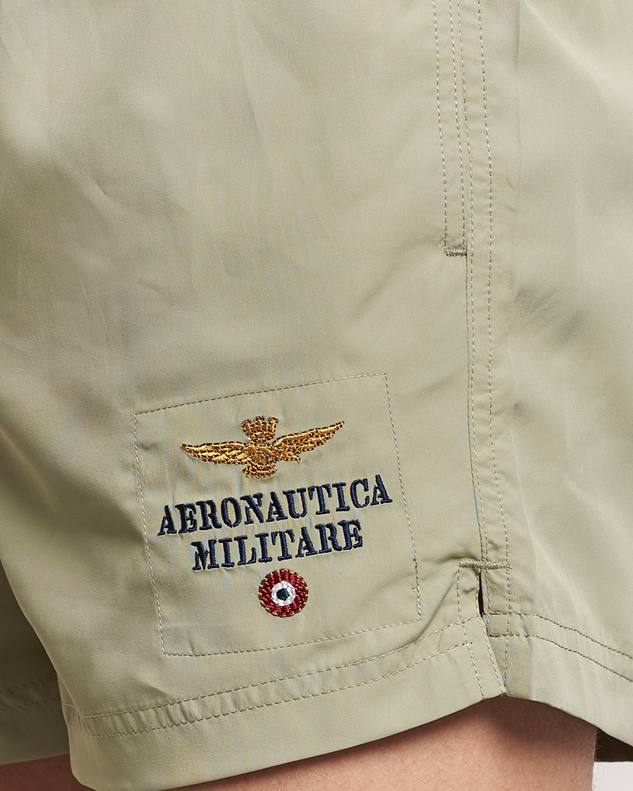Herre | Badebukser | Aeronautica Militare | Costume Swim Shorts Sage Green