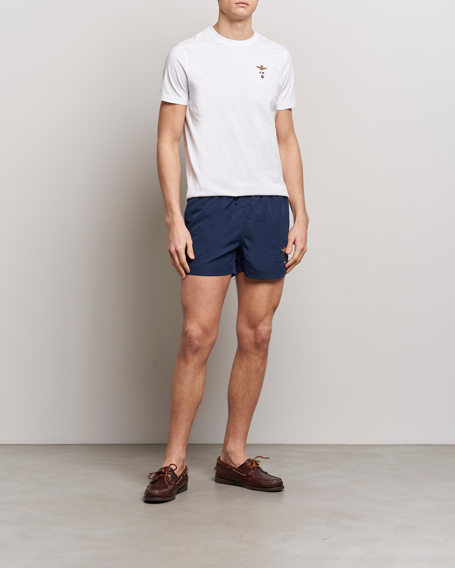 Herre | Badebukser | Aeronautica Militare | Costume Swim Shorts Navy