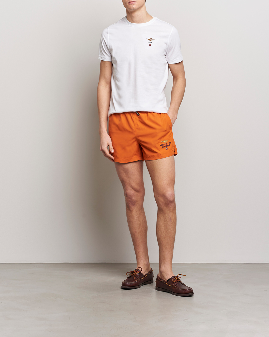 Herre | Badebukser | Aeronautica Militare | Costume Swim Shorts Carrot Orange