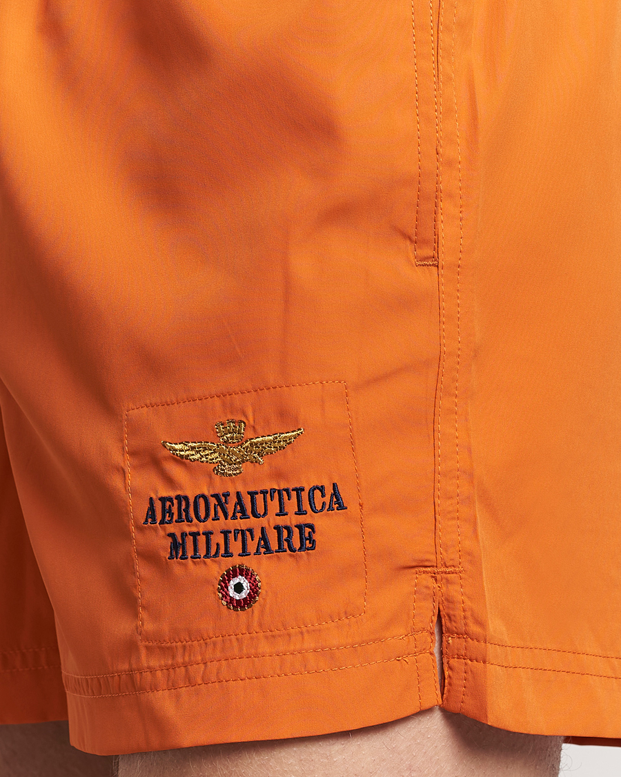 Herre | Badebukser | Aeronautica Militare | Costume Swim Shorts Carrot Orange