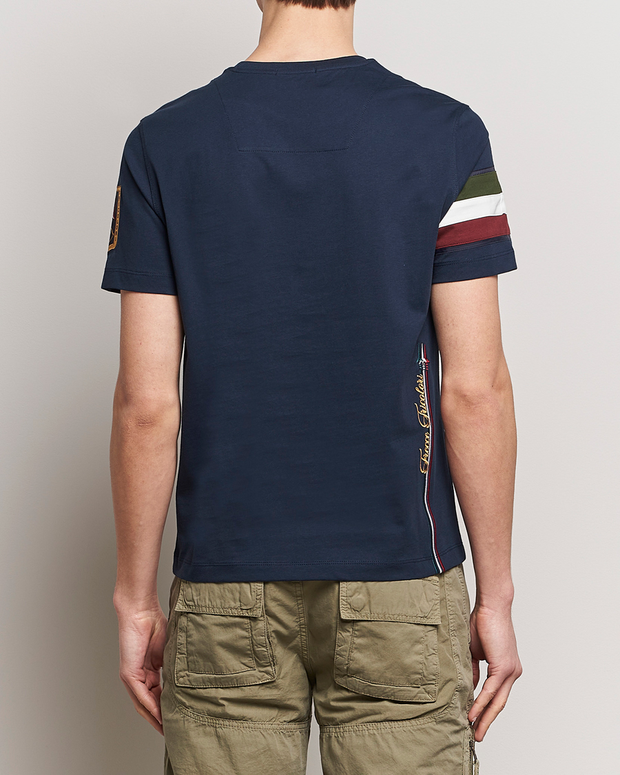 Herre | T-Shirts | Aeronautica Militare | Tricolori Crew Neck T-Shirt Navy