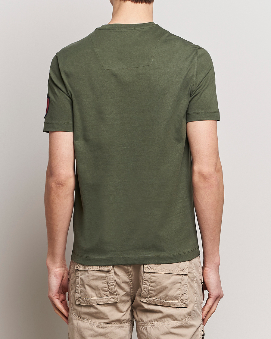 Herre | T-Shirts | Aeronautica Militare | Tricolori Crew Neck T-Shirt Verde Green