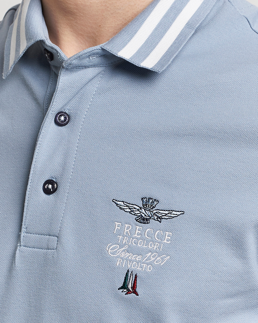 Herre | Polotrøjer | Aeronautica Militare | Tipped Polo Glacier Blue