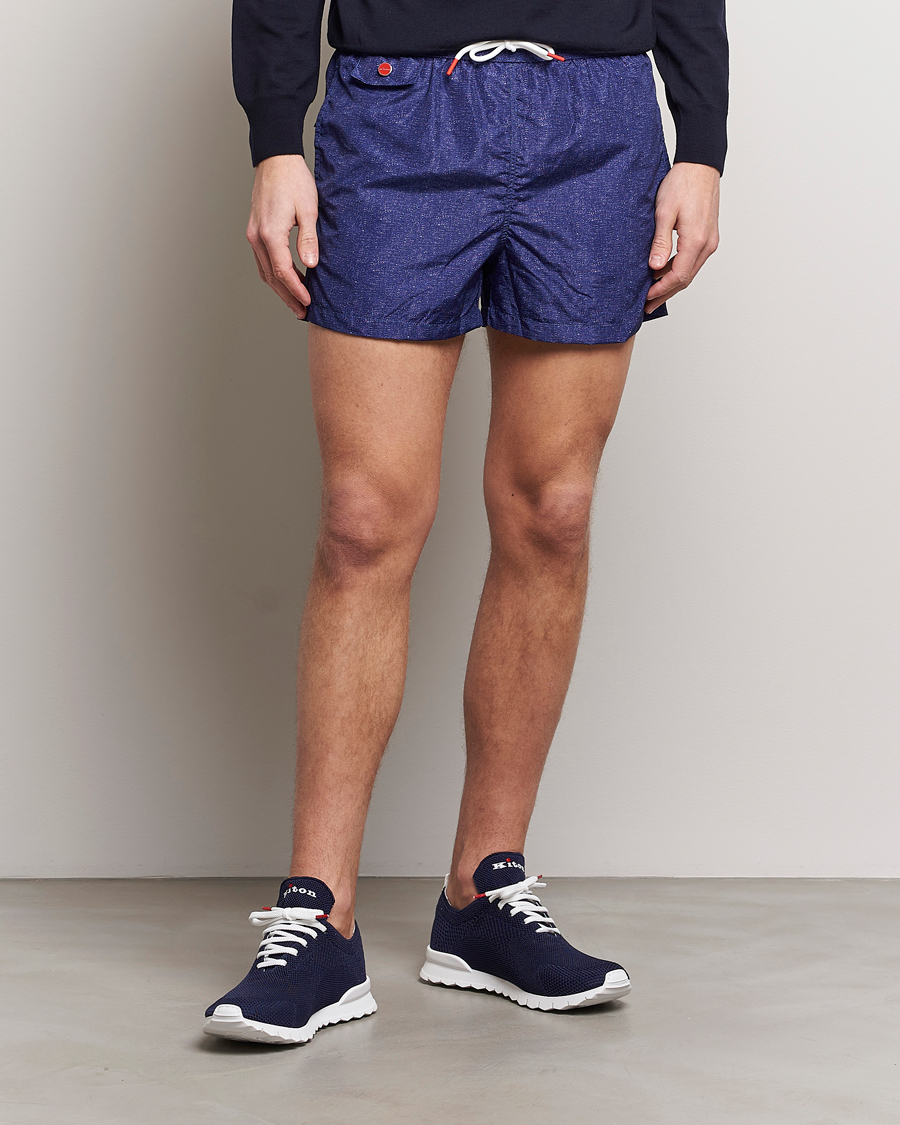 Herre | Italian Department | Kiton | Nylon Swim Shorts Navy