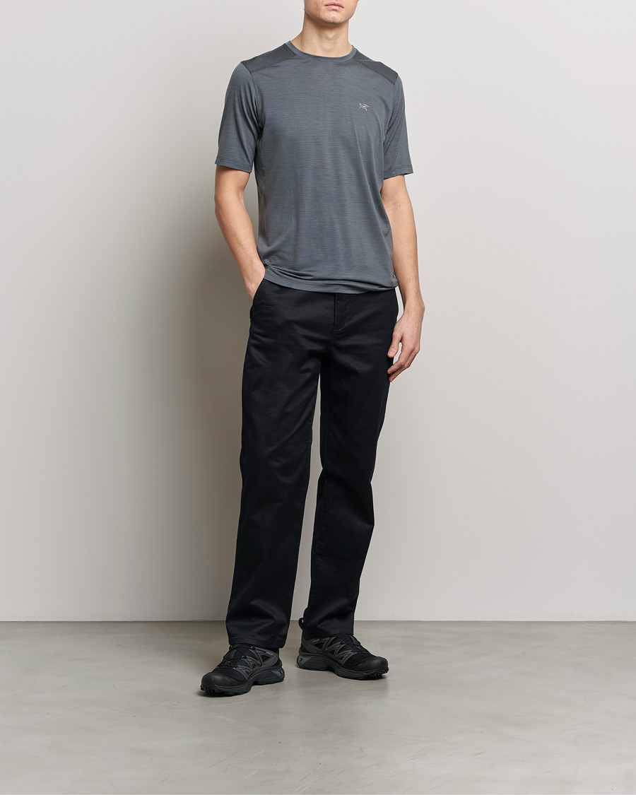 Herre | T-Shirts | Arc'teryx | Ionia Merino Wool Crew Neck T-Shirt Cloud