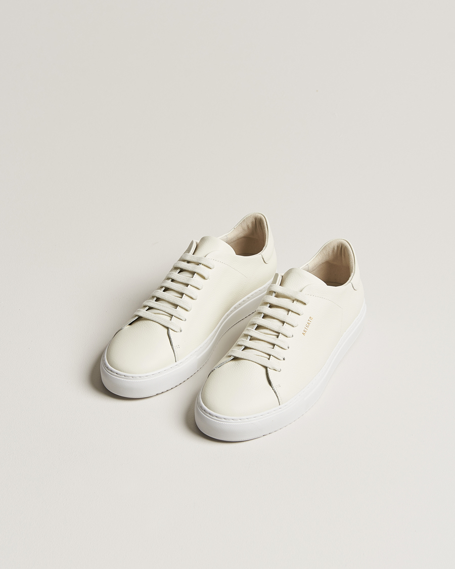 Herr |  | Axel Arigato | Clean 90 Sneaker White Grained Leather