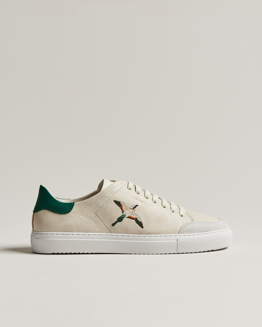 Herre | Axel Arigato Clean 90 Bee Bird Sneaker Cremino/Green | Axel Arigato | Clean 90 Bee Bird Sneaker Cremino/Green
