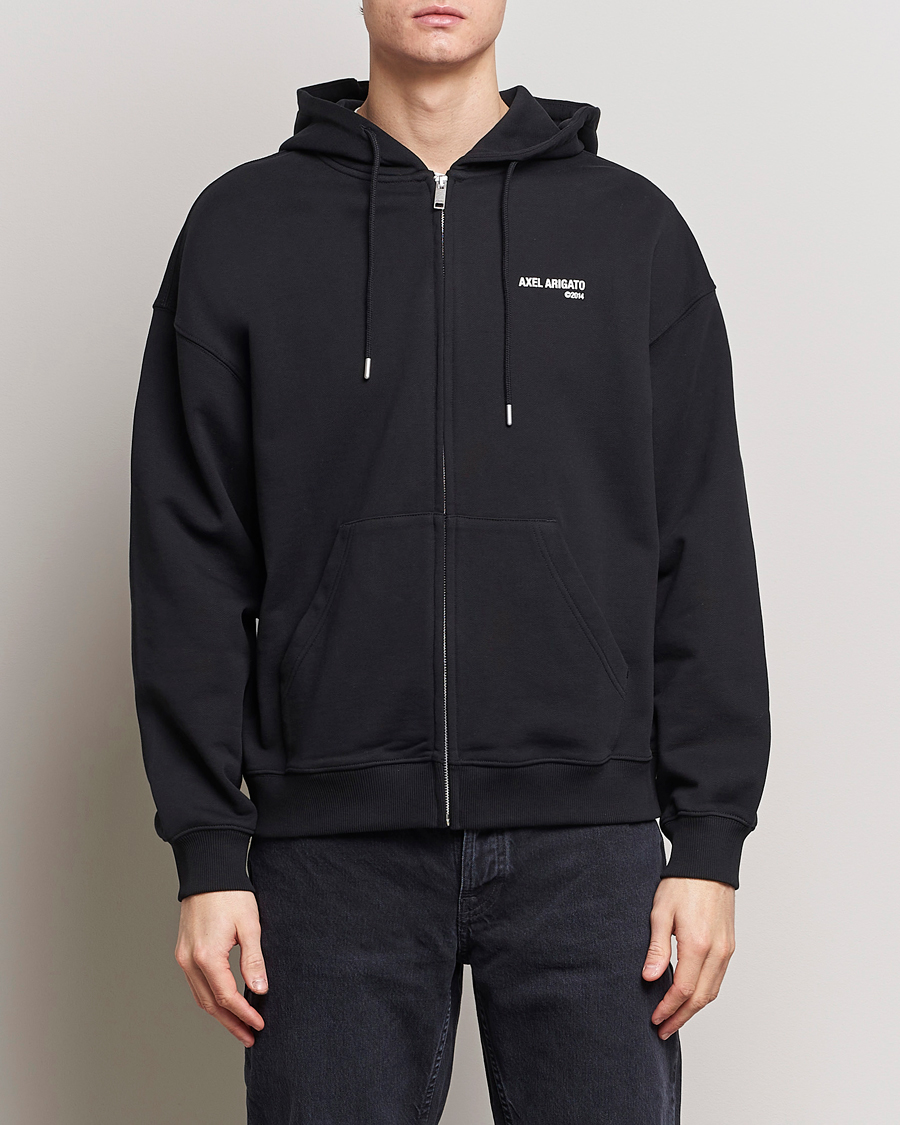 Herre | Contemporary Creators | Axel Arigato | Field Full Zip Hoodie Black