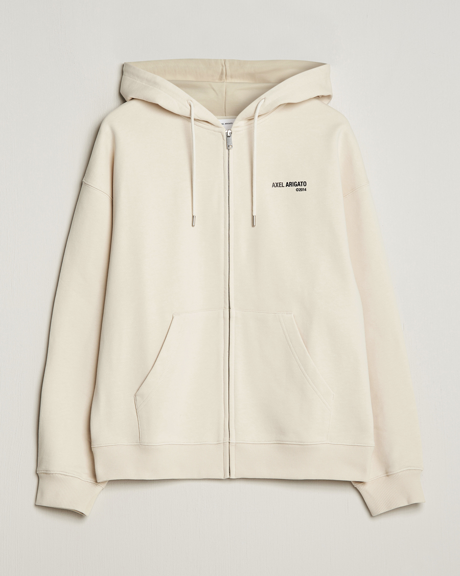 Herre | Trøjer | Axel Arigato | Field Full Zip Hoodie Pale Beige