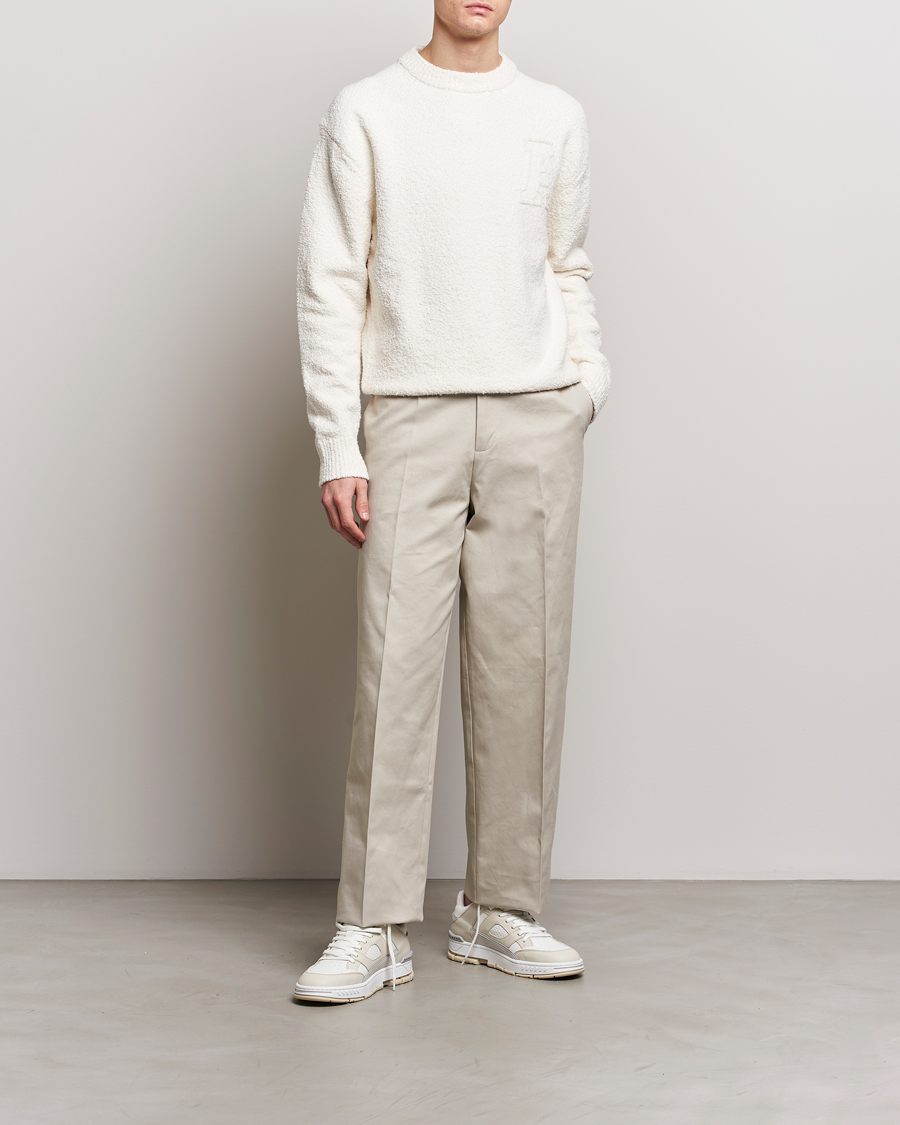 Herre | Bukser | Axel Arigato | Serif Relaxed Fit Trousers Pale Beige
