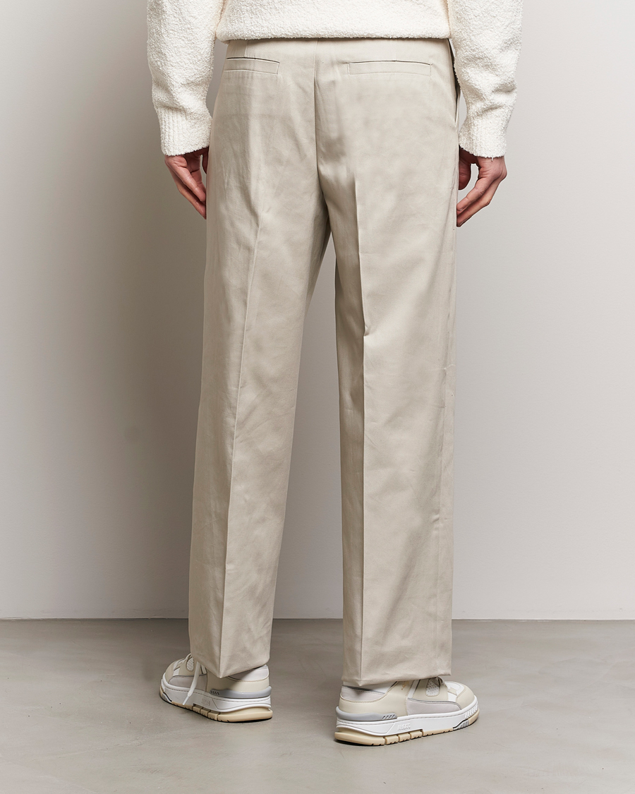 Herre | Bukser | Axel Arigato | Serif Relaxed Fit Trousers Pale Beige
