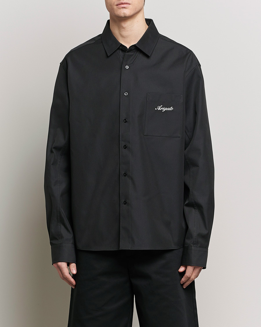 Men | Coats & Jackets | Axel Arigato | Flow Overshirt Black