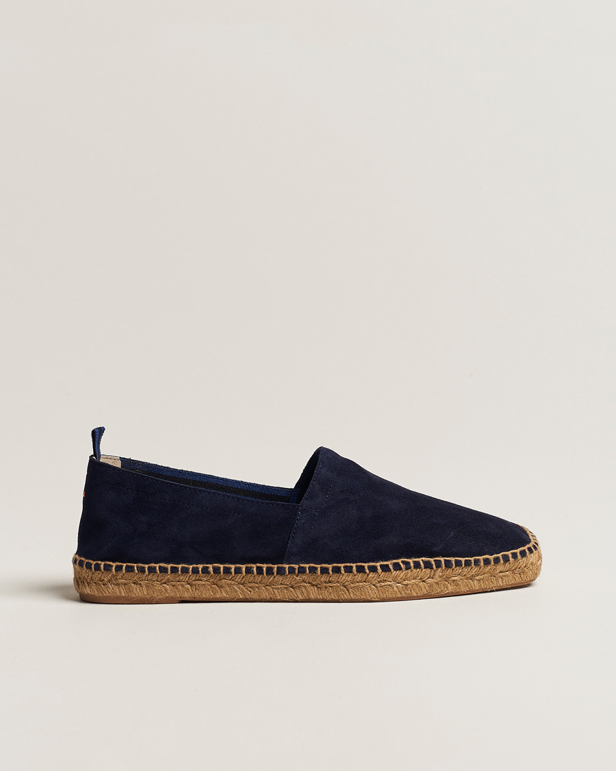 Herre | Espadrillos | Castañer | Pablo Casual Suede Espadrilles Azul Oscuro