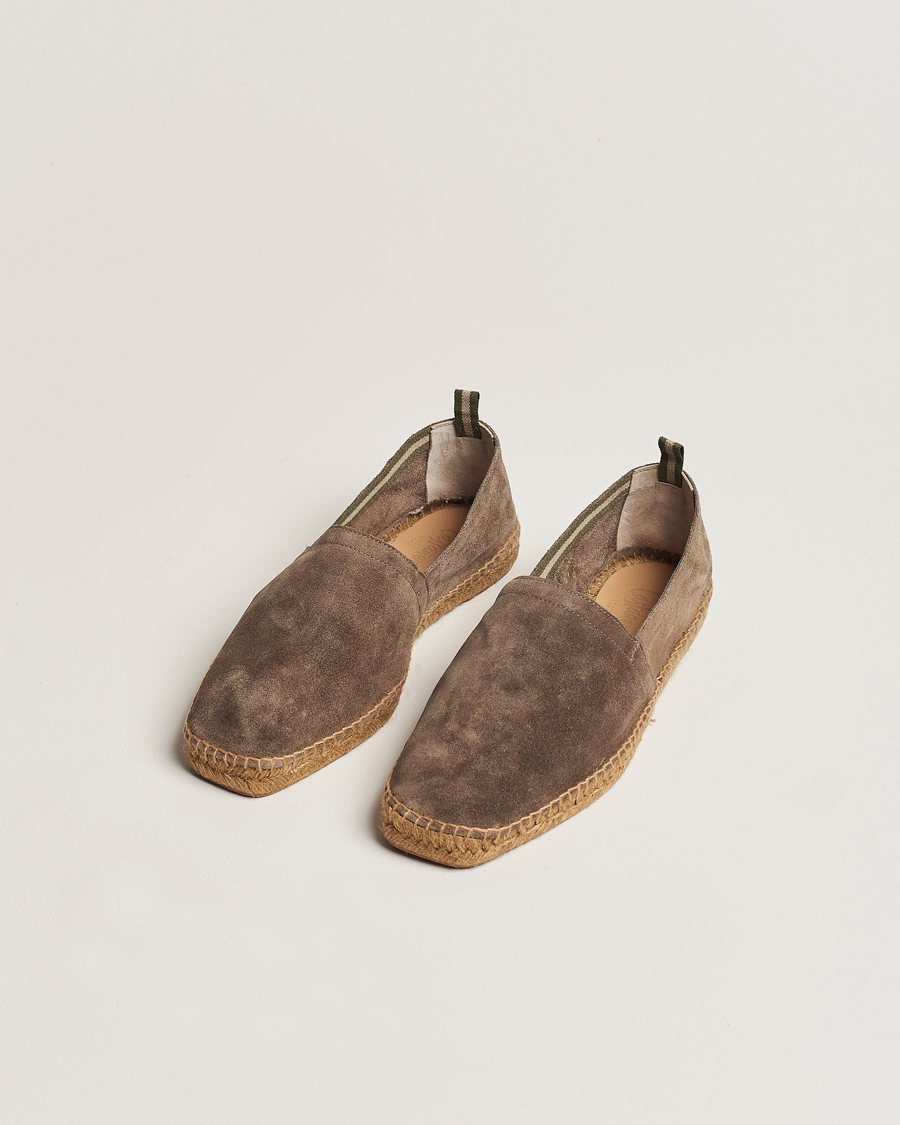 Herre | Castañer Pablo Casual Suede Espadrilles Topo | Castañer | Pablo Casual Suede Espadrilles Topo