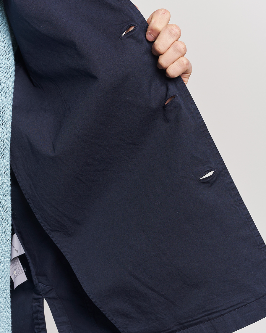 Herre | Skjorter | Massimo Alba | Florida Stone Washed Shirt Jacket Navy