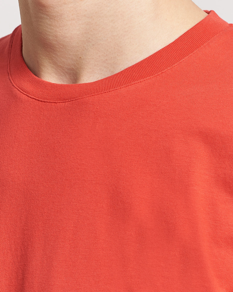 Herre | T-Shirts | Colorful Standard | Classic Organic T-Shirt Red Tangerine