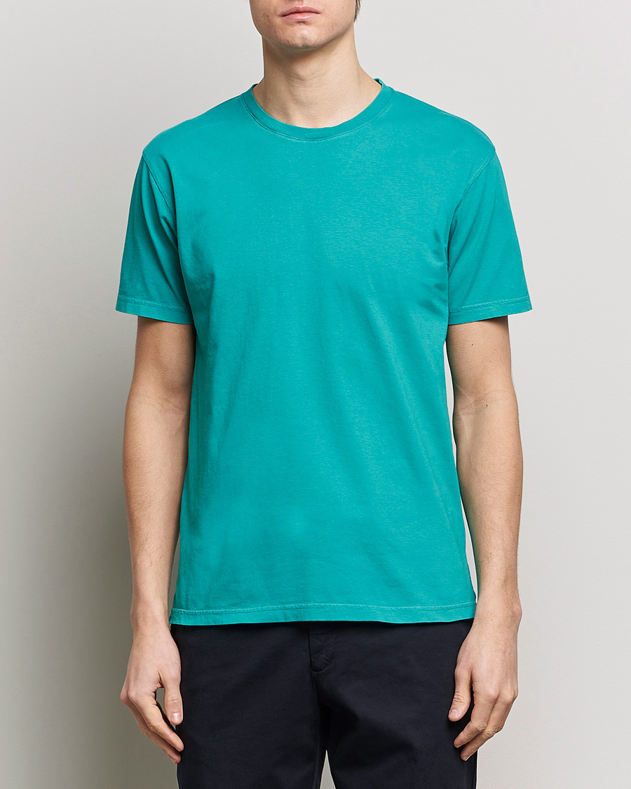 Herre | Kortærmede t-shirts | Colorful Standard | Classic Organic T-Shirt Tropical Sea