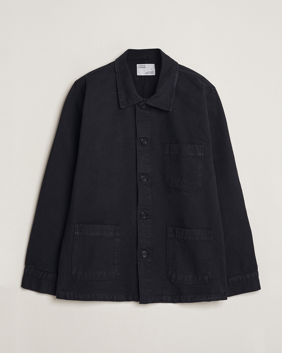Herre | Skjorter | Colorful Standard | Organic Workwear Jacket Deep Black