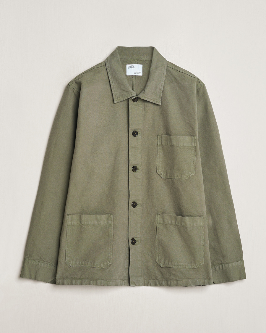 Herre | Skjorter | Colorful Standard | Organic Workwear Jacket Dusty Olive