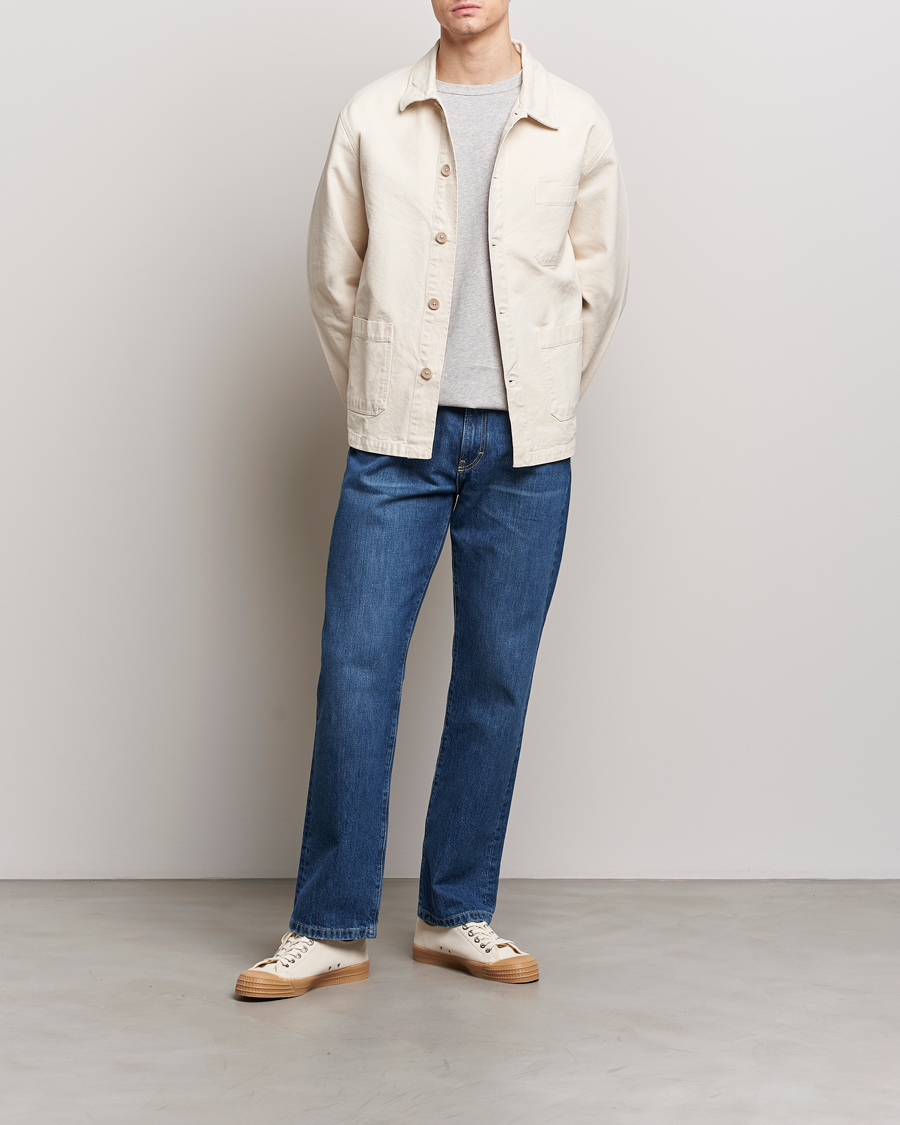 Herre | Skjorter | Colorful Standard | Organic Workwear Jacket Ivory White
