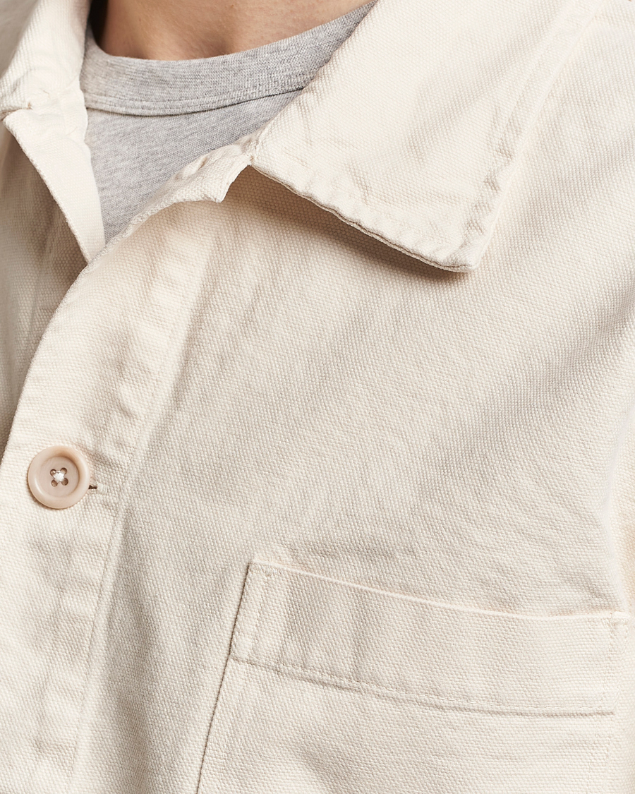 Herre | Skjorter | Colorful Standard | Organic Workwear Jacket Ivory White