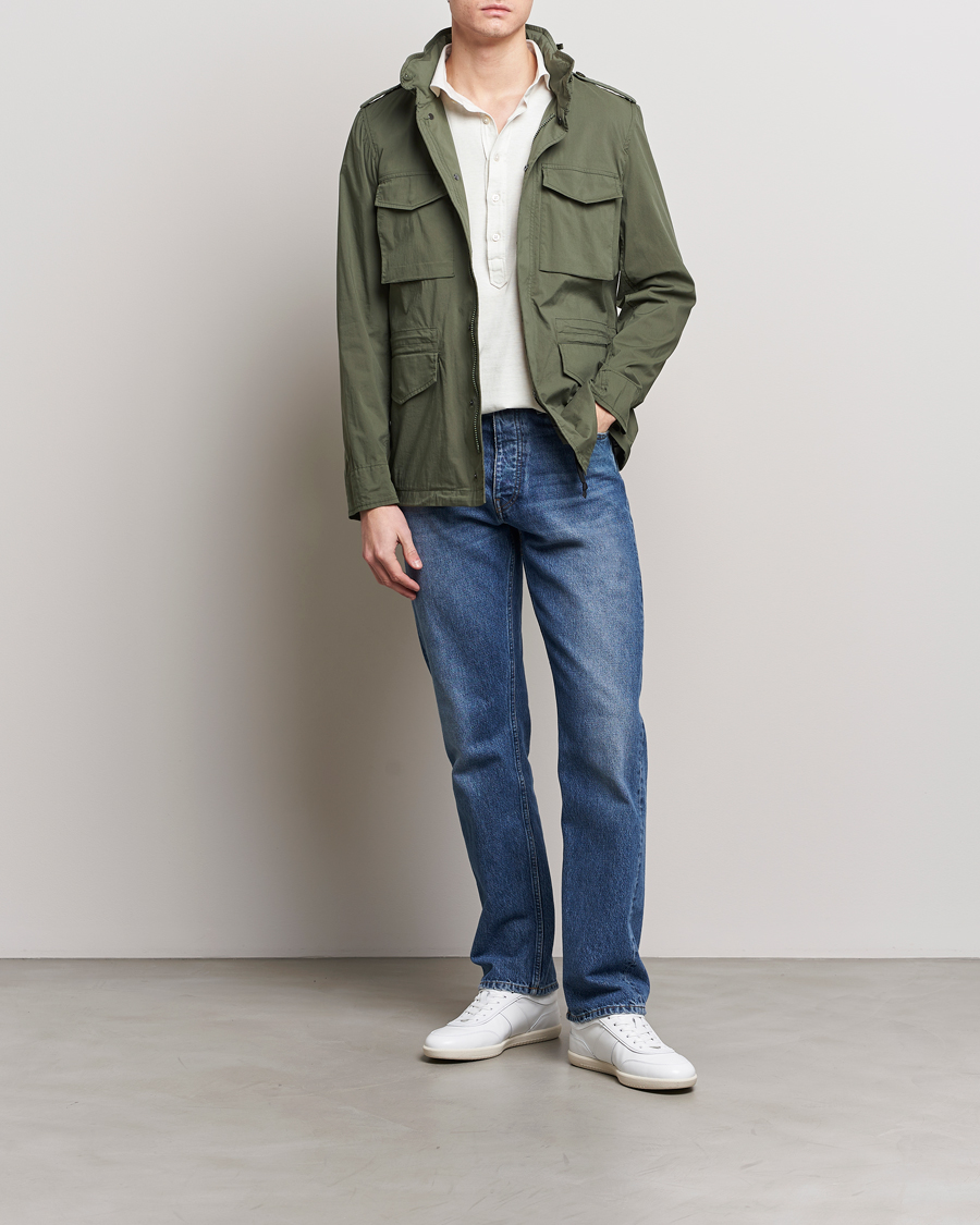 Herre | Jakker | Aspesi | Lightweight Cotton Field Jacket Military