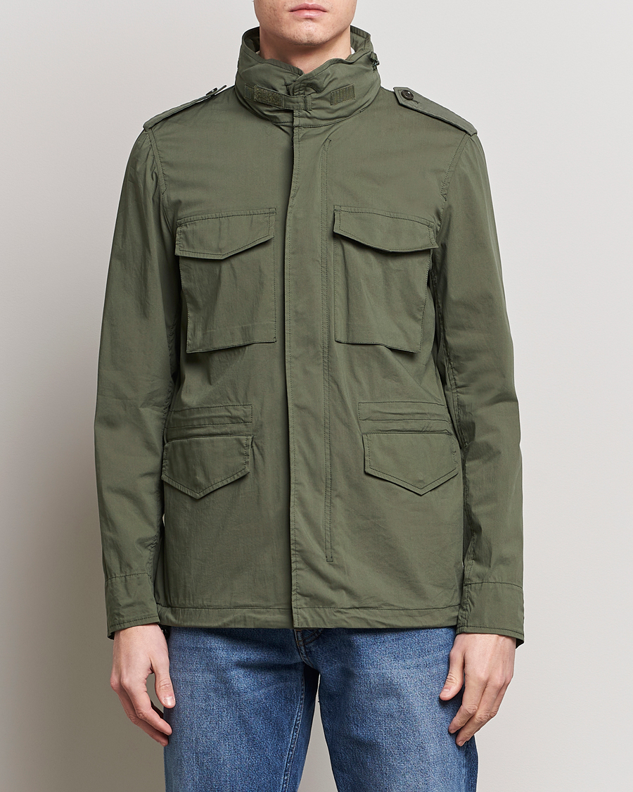 Herre | Italian Department | Aspesi | Lightweight Cotton Field Jacket Military