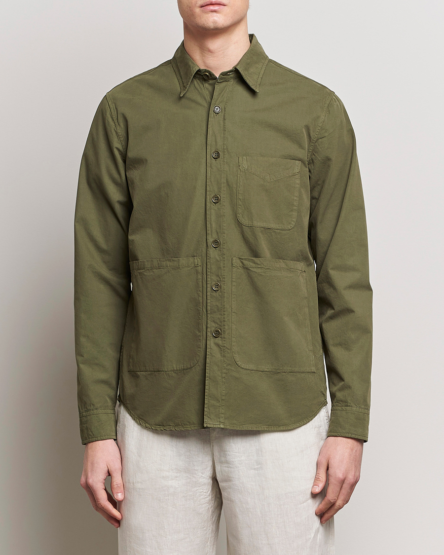 Herre | Italian Department | Aspesi | Utility Shirt Jacket Military