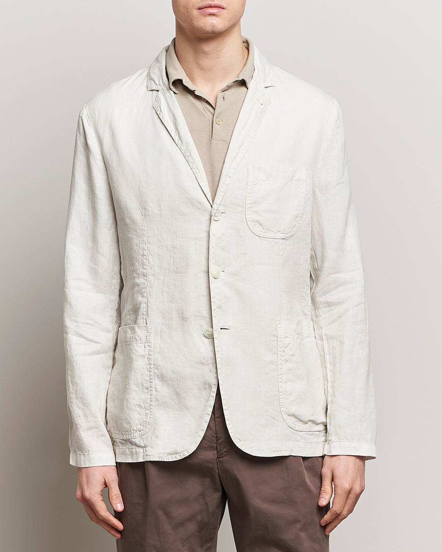 Herre | Afdelinger | Aspesi | Samuraki Linen Blazer Light Beige