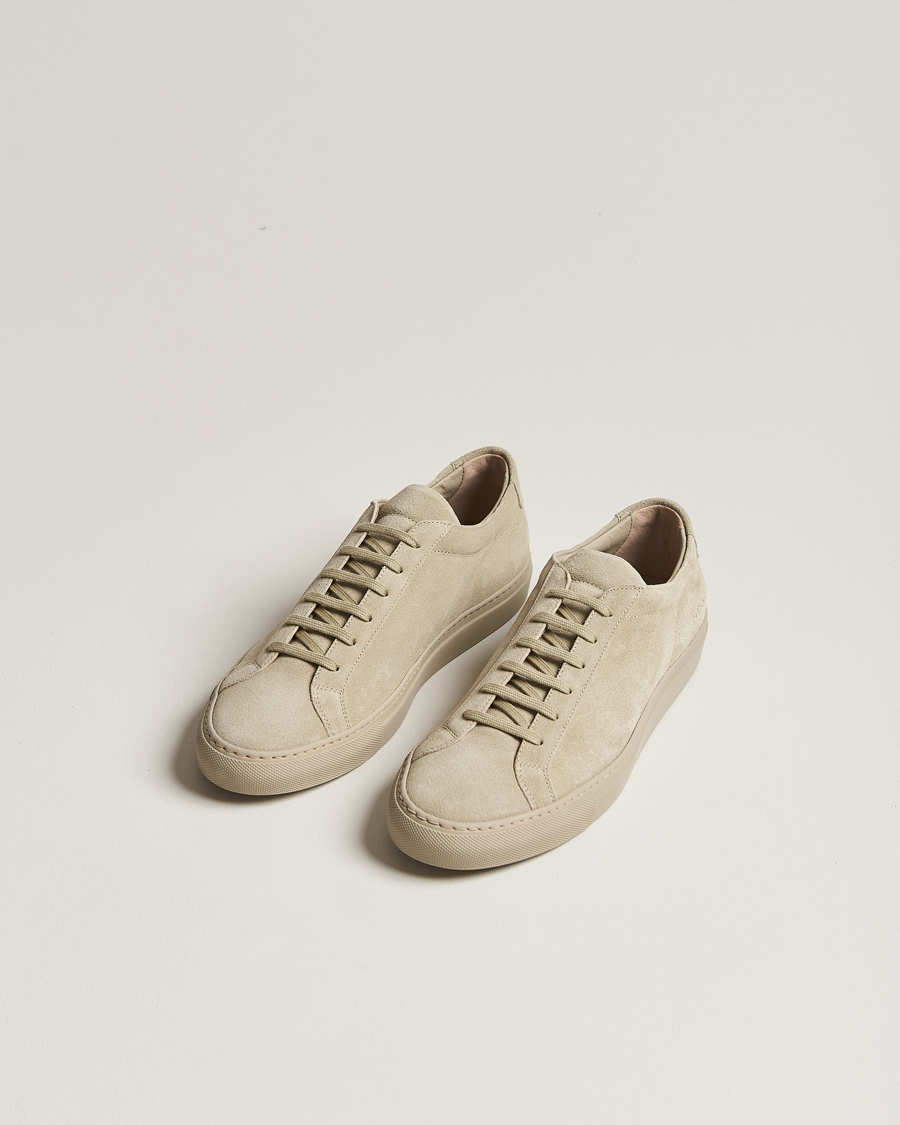 Herre | Sko | Common Projects | Original Achilles Suede Sneaker Bone