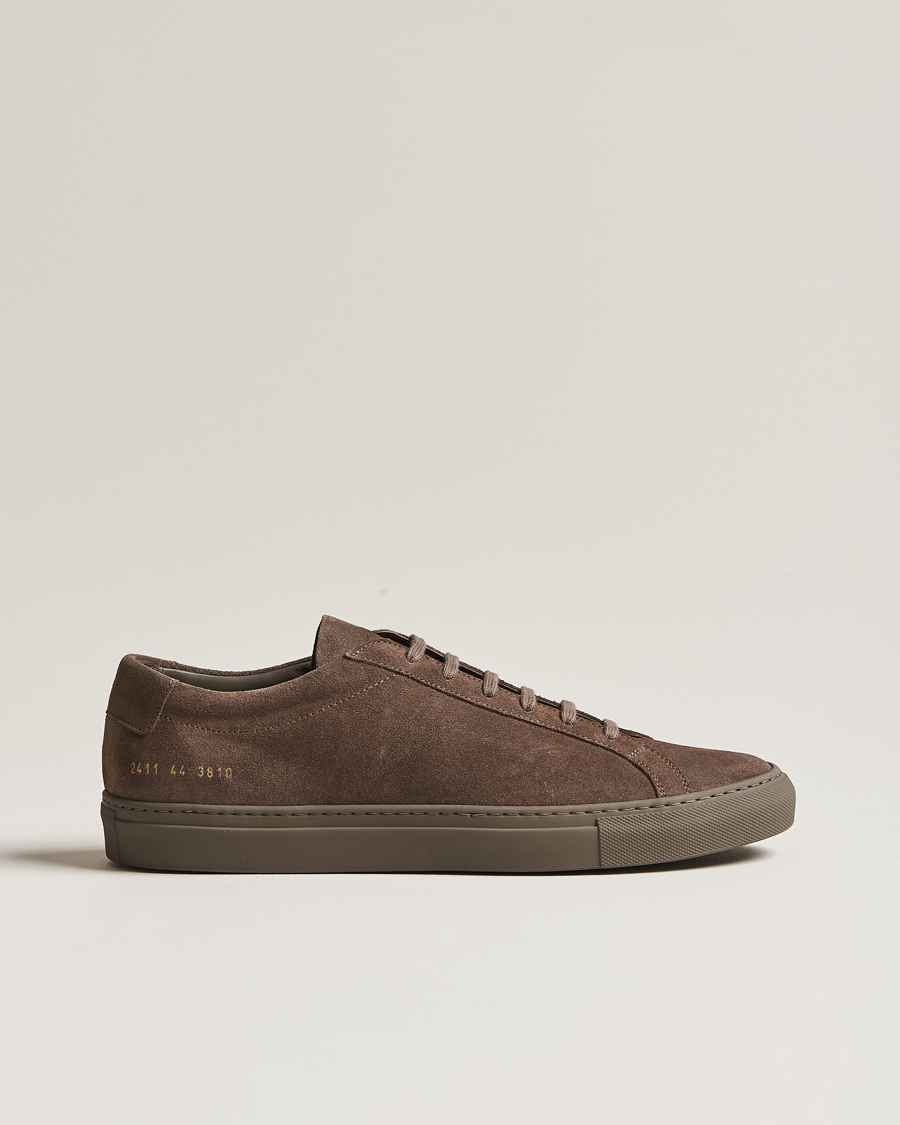 Herre | Common Projects Original Achilles Suede Sneaker Clay | Common Projects | Original Achilles Suede Sneaker Clay