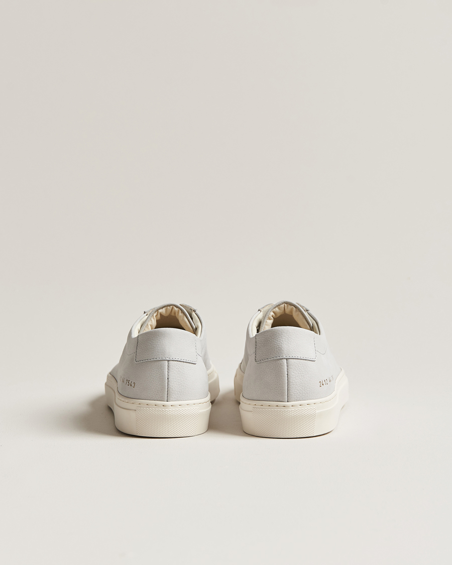 Herre | Common Projects Original Achilles Pebbled Nubuck Sneaker Grey | Common Projects | Original Achilles Pebbled Nubuck Sneaker Grey