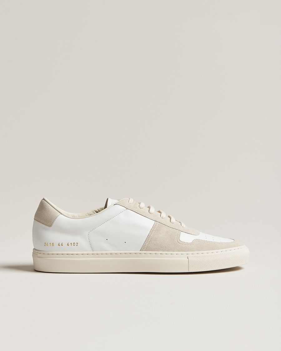 Herre | Common Projects B Ball Duo Leather Sneaker Off White/Beige | Common Projects | B Ball Duo Leather Sneaker Off White/Beige