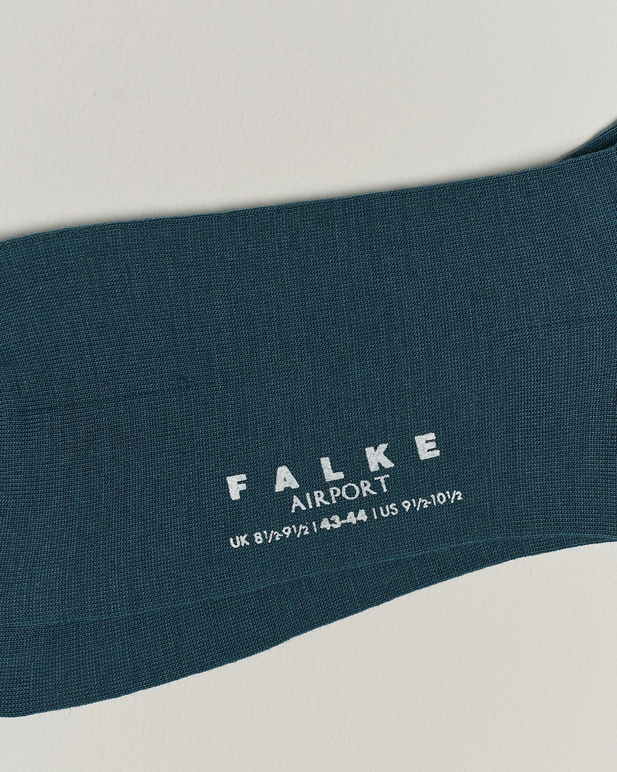 Herre | Falke | Falke | Airport Socks Mulberry Green