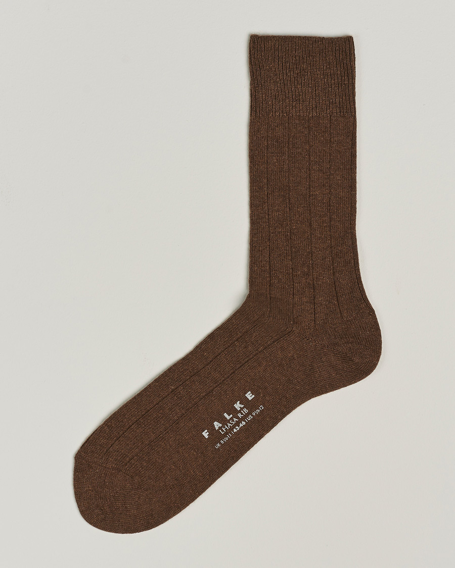 Herre | Undertøj | Falke | Lhasa Cashmere Socks Humus