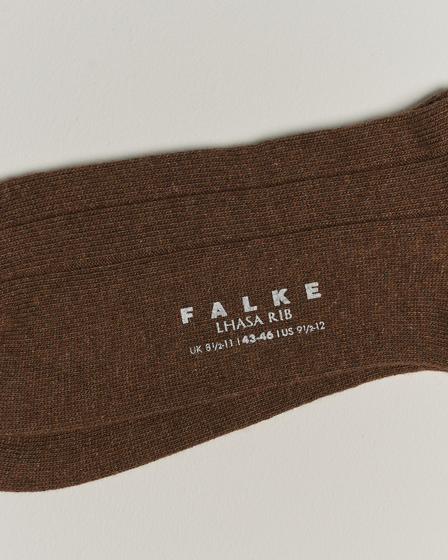 Herre | Vanlige sokker | Falke | Lhasa Cashmere Socks Humus