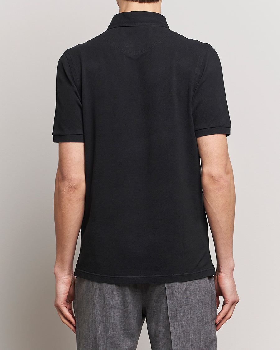 Herre | Polotrøjer | Gran Sasso | Washed Polo Black