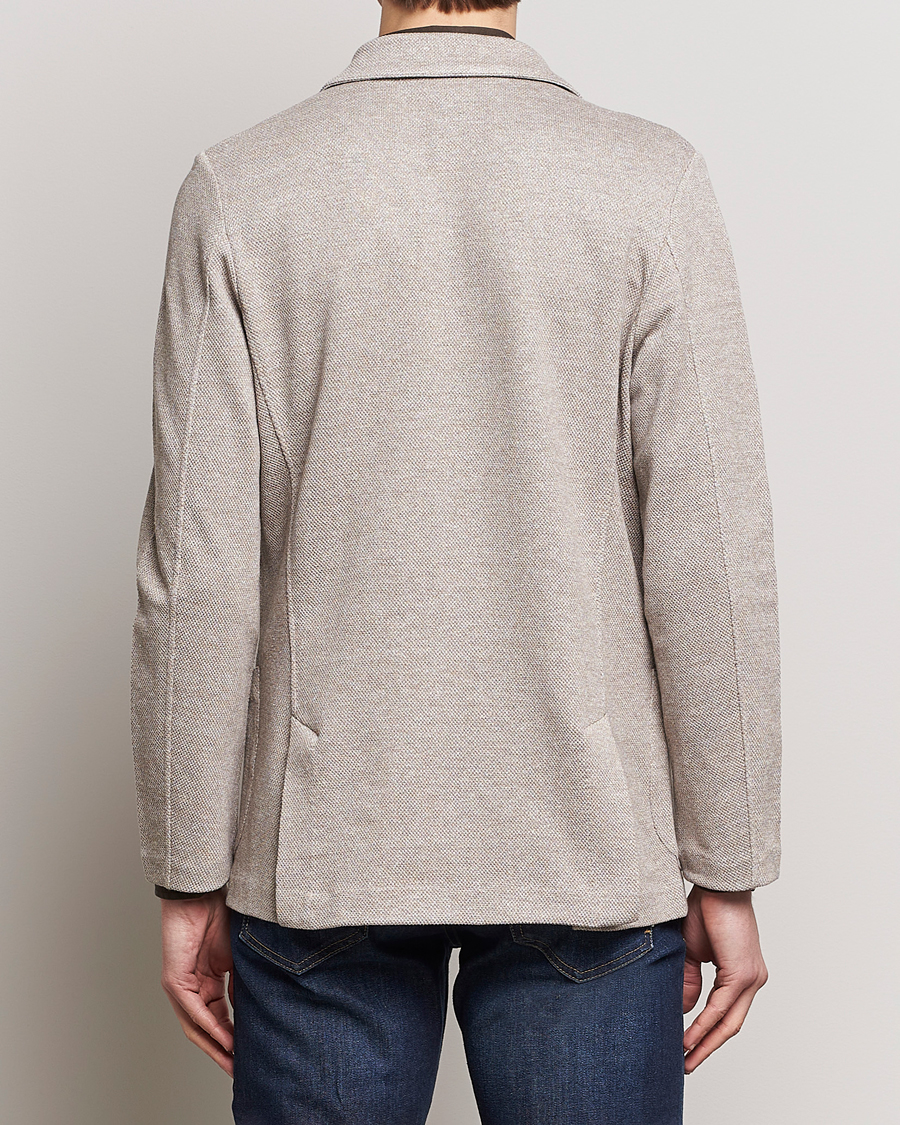 Herre | Blazere & jakker | Gran Sasso | Structured Cotton/Linen Blazer Beige Melange