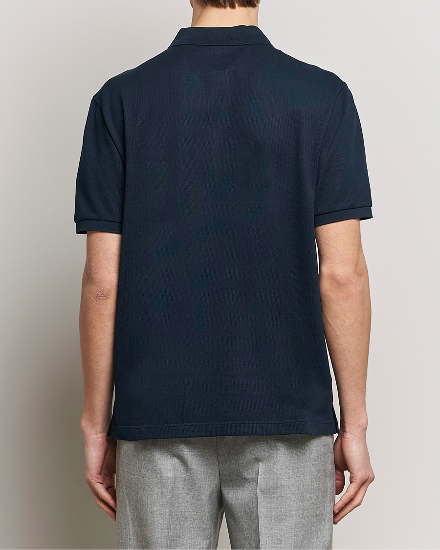 Herre | Polotrøjer | Brioni | Cotton Pique Short Sleeve Polo Navy